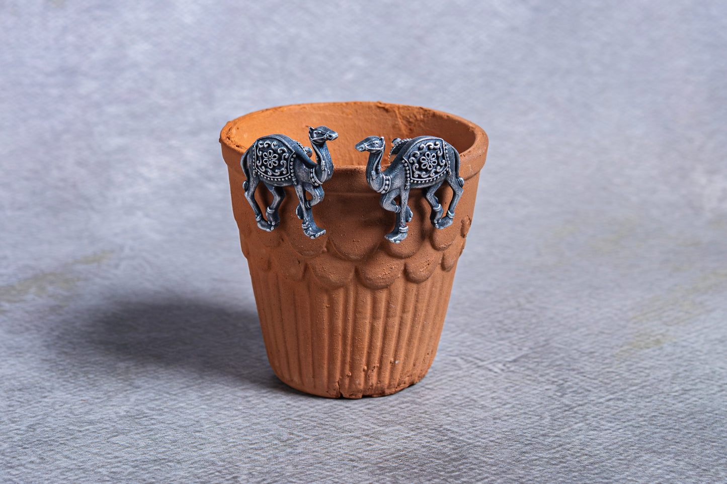 German Silver Camel Earrings