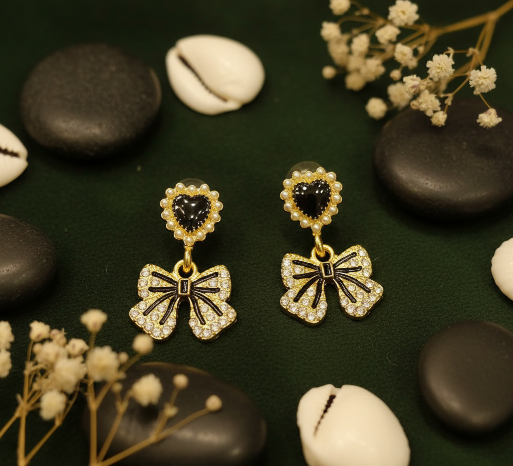 Sweetheart Sparkle Drop Earrings