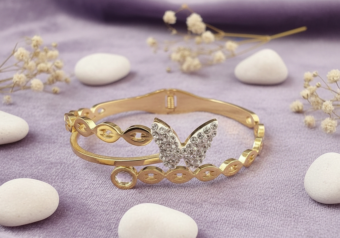 The Enchanted Butterfly Openable Bracelet