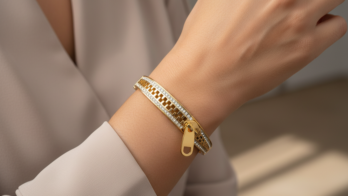 Zip Charm Bracelet
