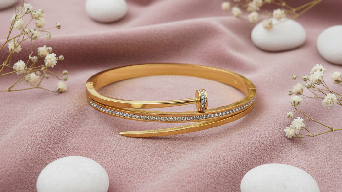 Sparkling Nail Wrap Bracelet