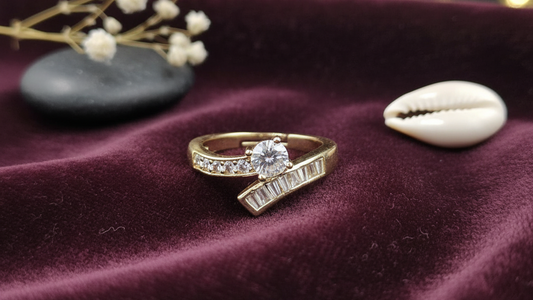 Glimmering Grace Solitaire Ring