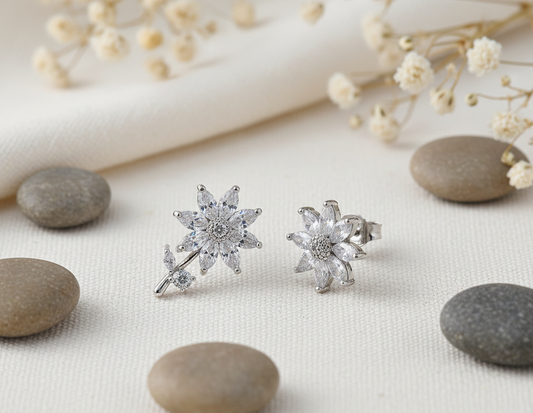 Blooming Radiance Floral Studs