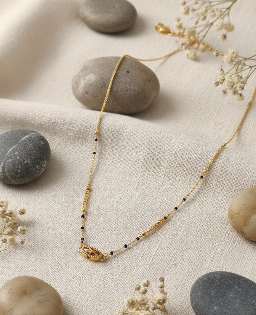 Crimson Charm Mangalsutra