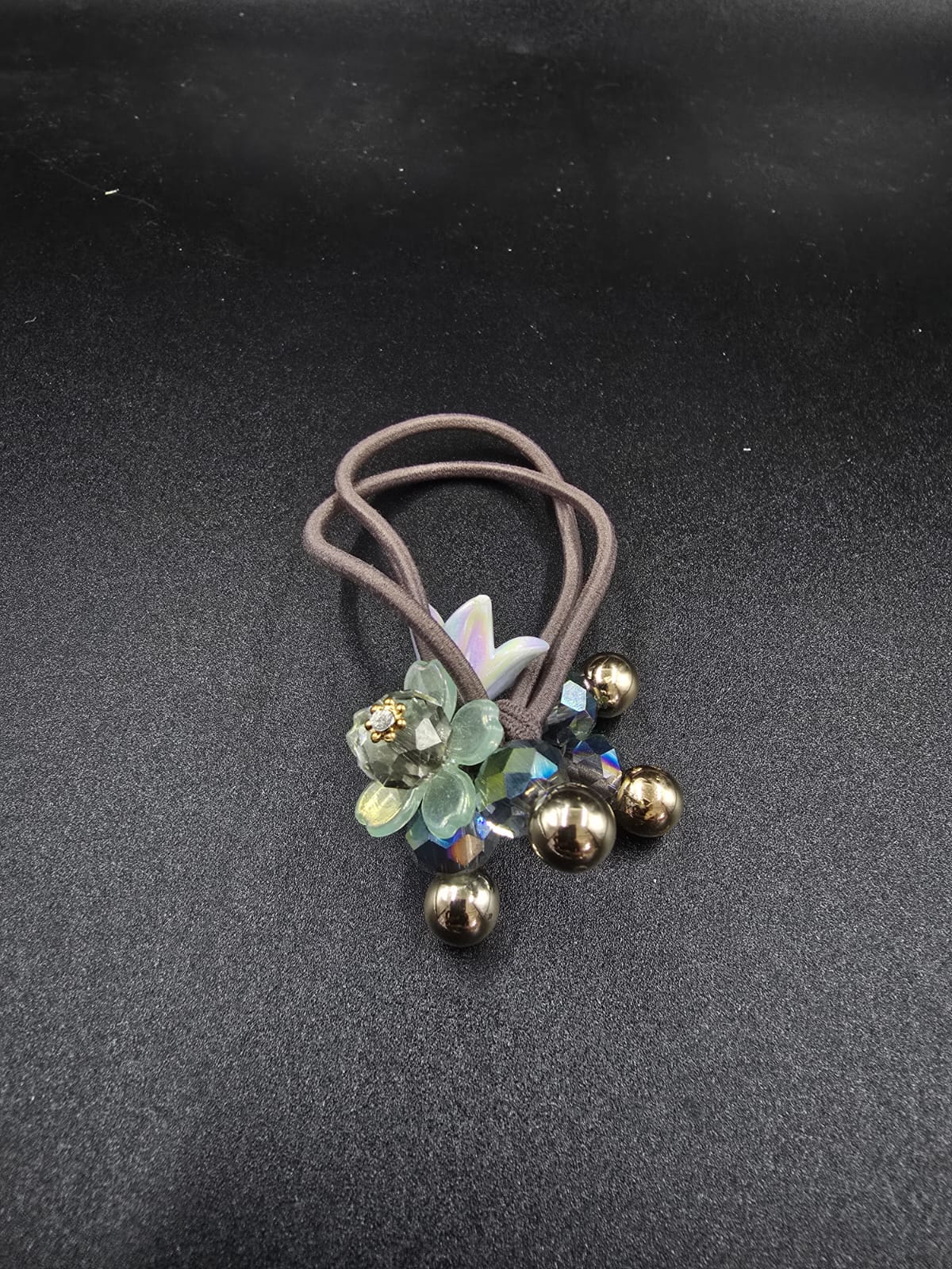 Azure Bloom Hair Tie