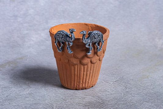 German Silver Camel Earrings