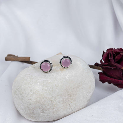 Oxidised Earring with Multicolor Cabochons (Pack Of 10)