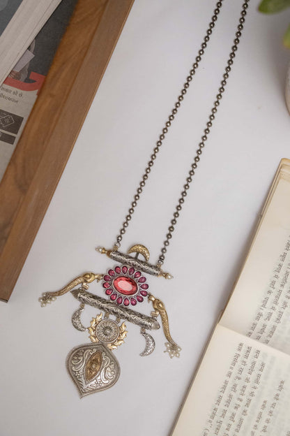 German Silver Chain with Unique Charm