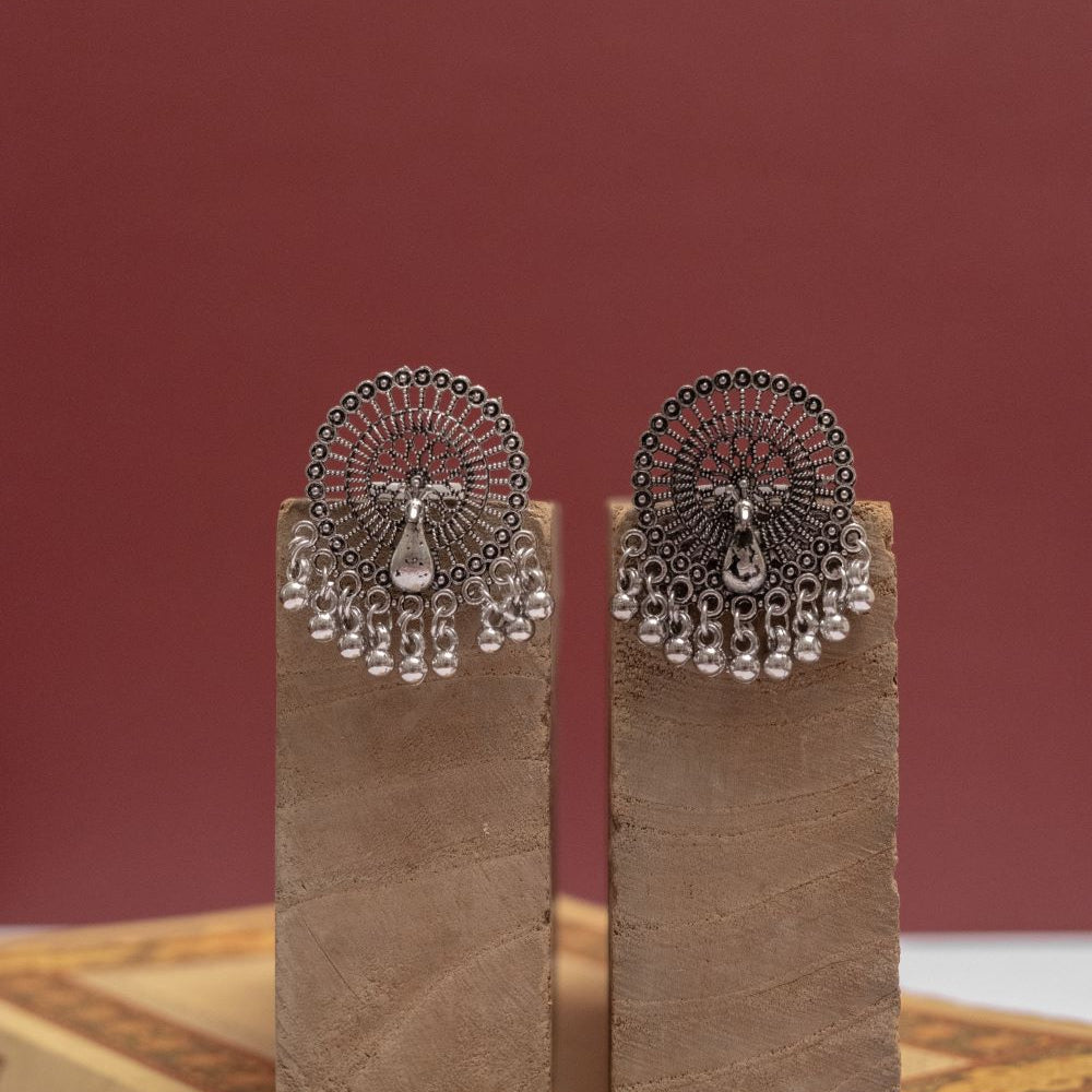 Oxidised Earrings (Pack Of 4)