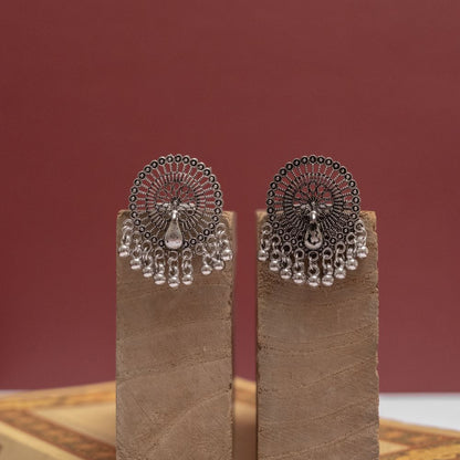 Oxidised Earrings (Pack Of 4)