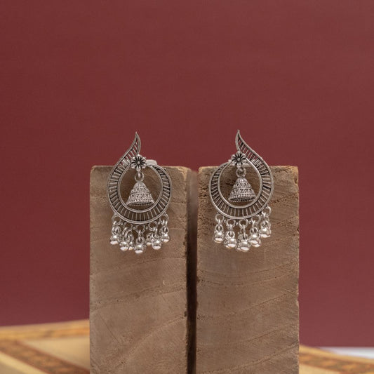 Oxidised Earrings (Pack Of 4)