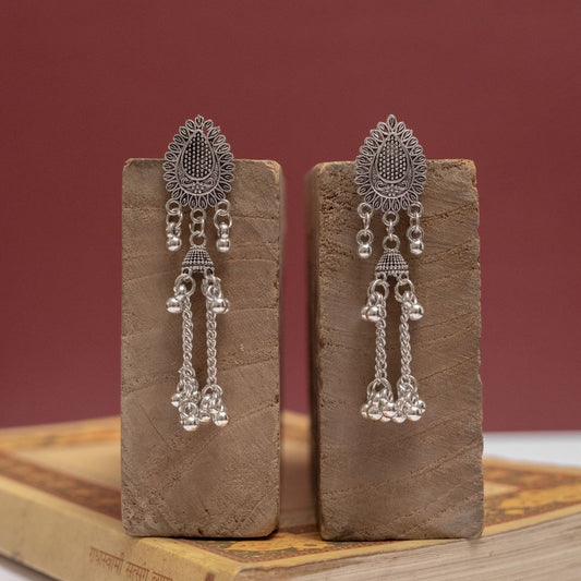 Oxidised Earrings (Pack Of 5)