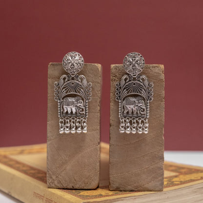 Oxidised Earrings (Pack Of 5)