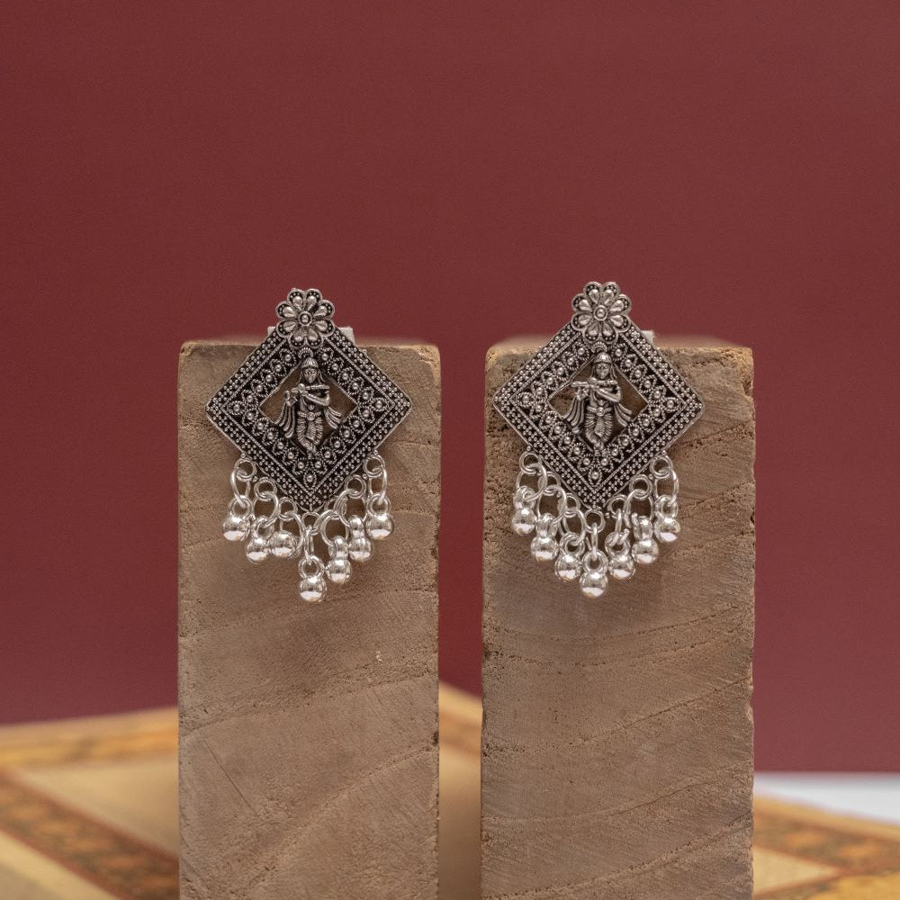 Oxidised Earrings (Pack Of 5)