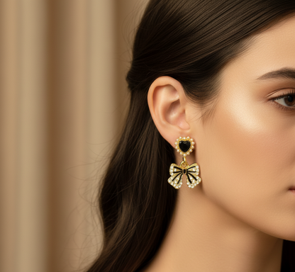 Sweetheart Sparkle Drop Earrings