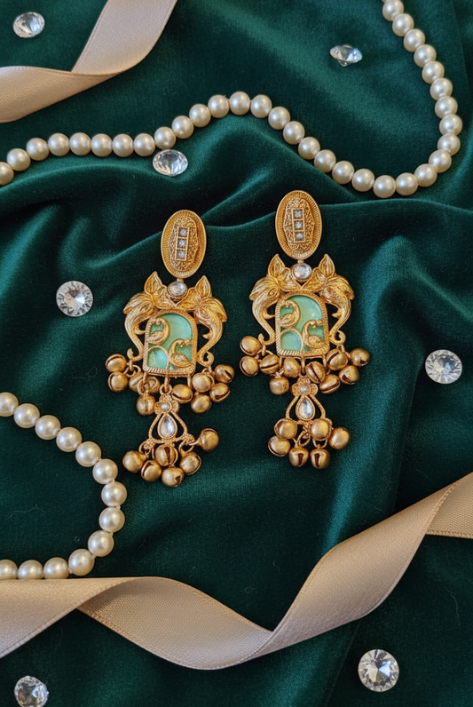 Peacock Vista Dangler Earrings