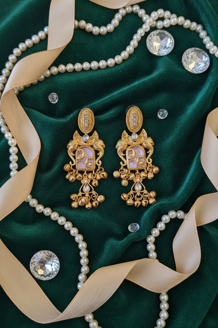 Peacock Vista Dangler Earrings