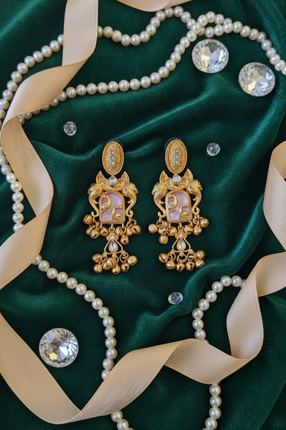 Peacock Vista Dangler Earrings