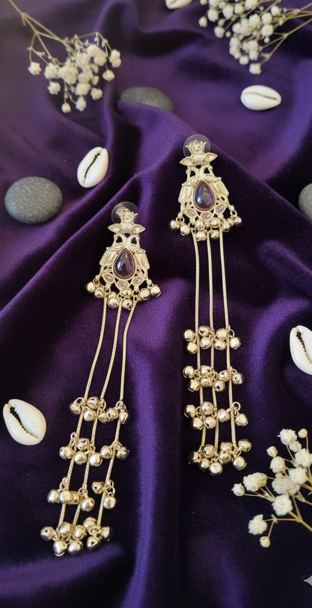 Enchanting Emerald Cascade Earrings