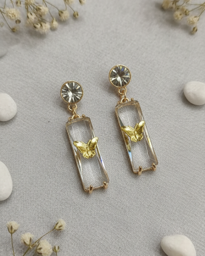 Butterfly Drop Earrings