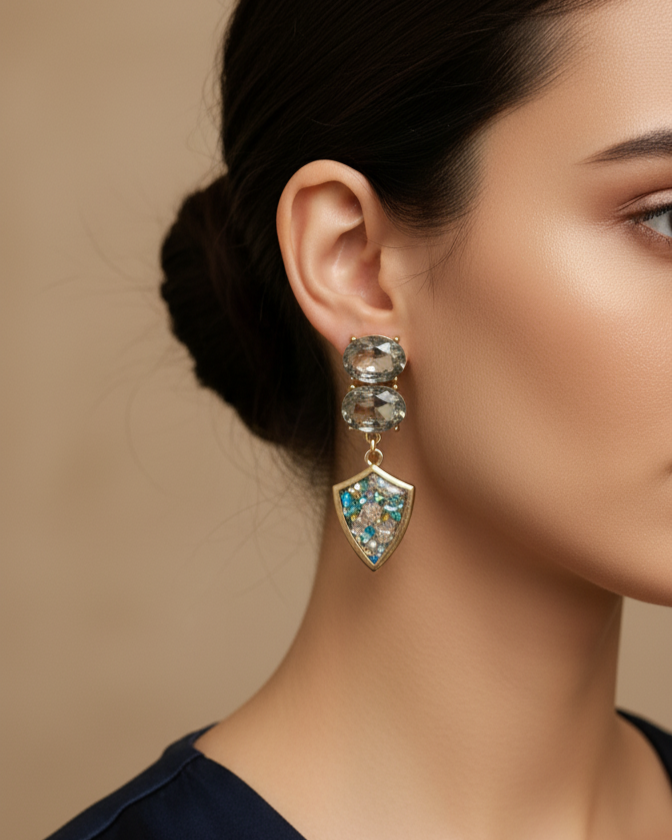 Moonlight Shimmer Drop Earrings