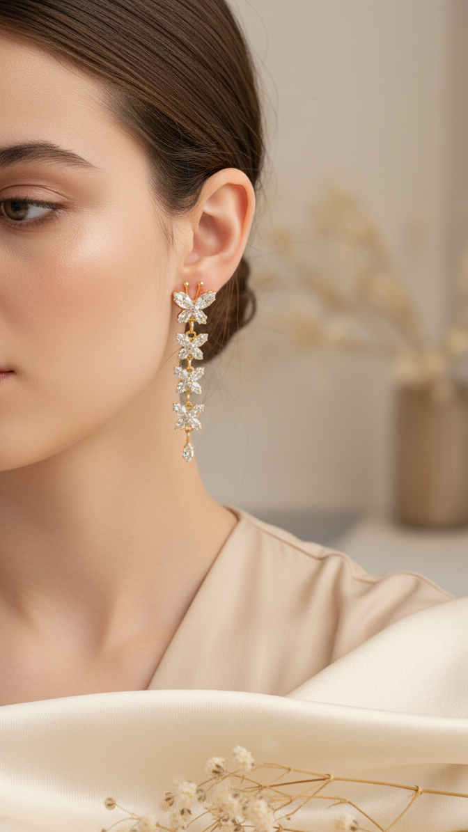 Fluttering Cascade Butterfly Drop