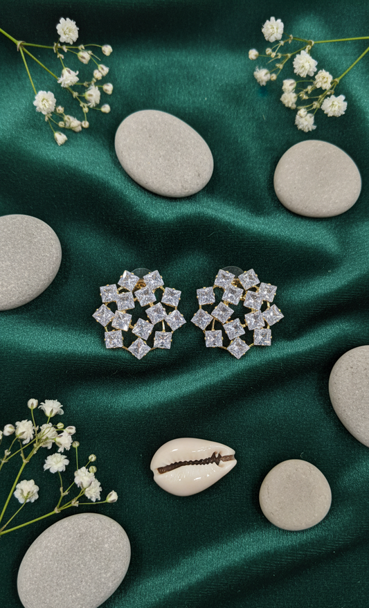 Starlight Cluster Stud Earrings