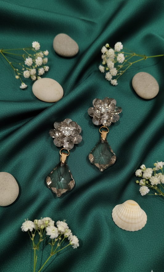 Amethyst Bloom Drop Earrings