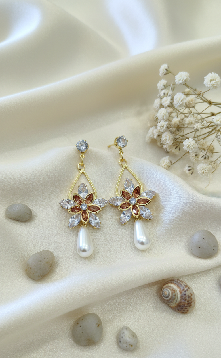 Eternal Bloom Drop Earrings