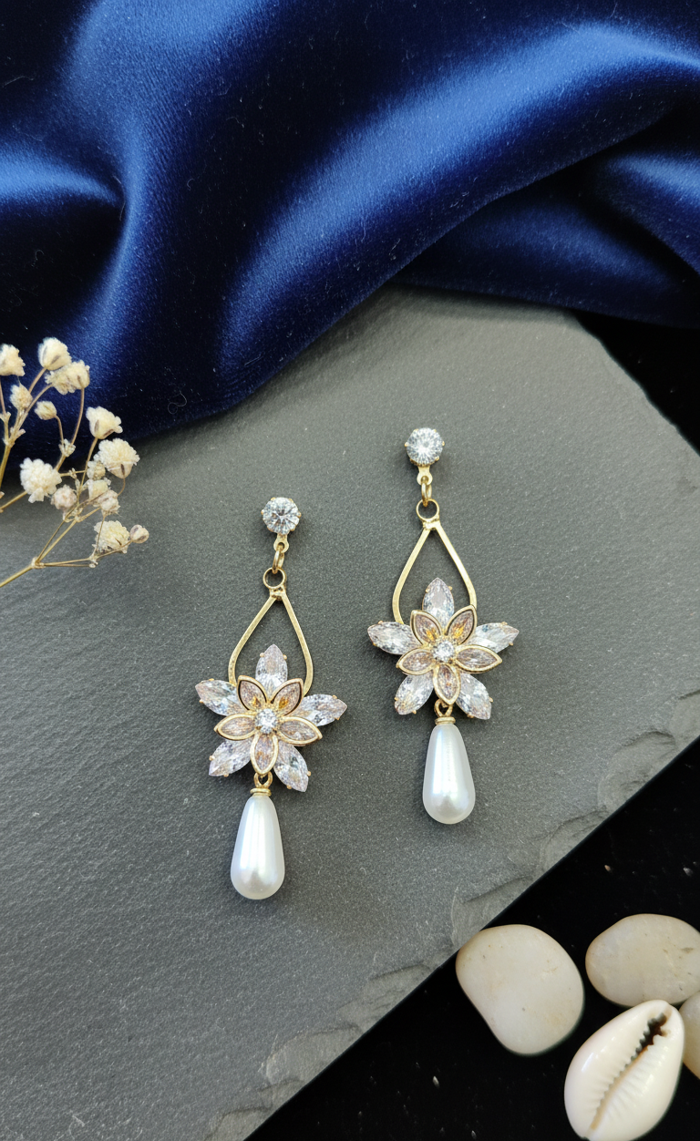 Eternal Bloom Drop Earrings