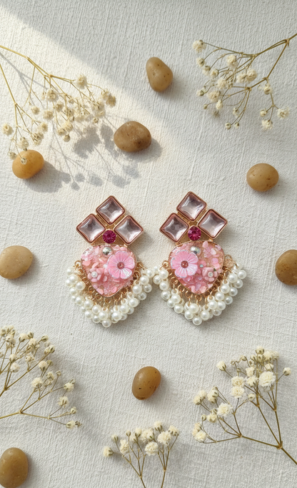 Enchanted Heart Dangler Earrings