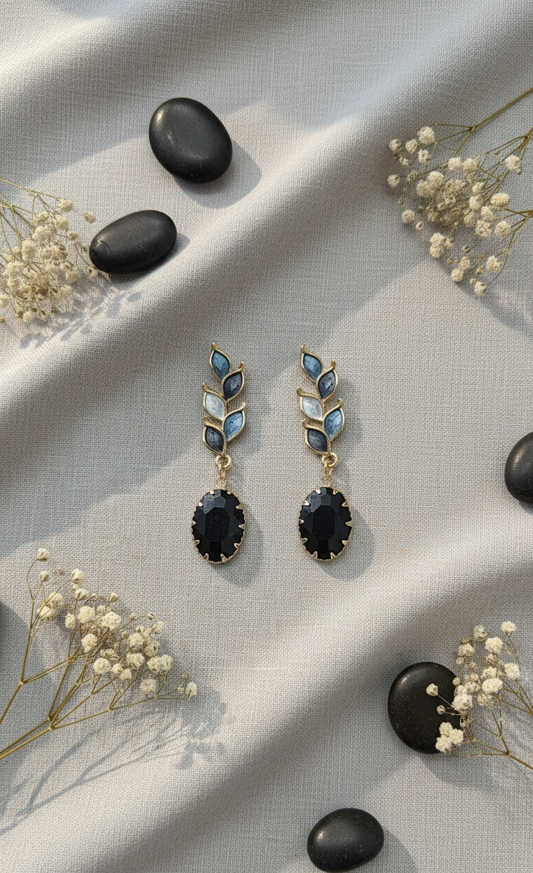 Elegant Floral & Drop Earrings