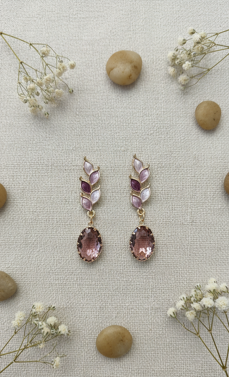 Elegant Floral & Drop Earrings