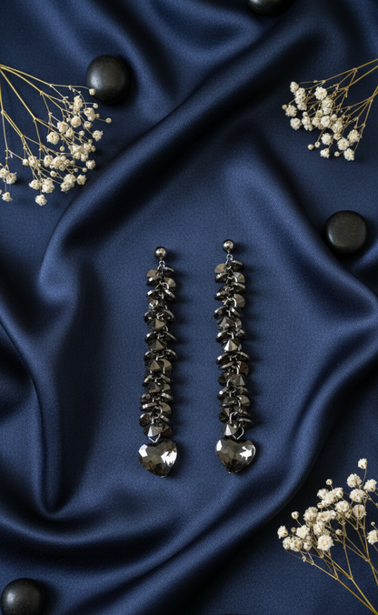 Iridescent Cascade Drop Earrings