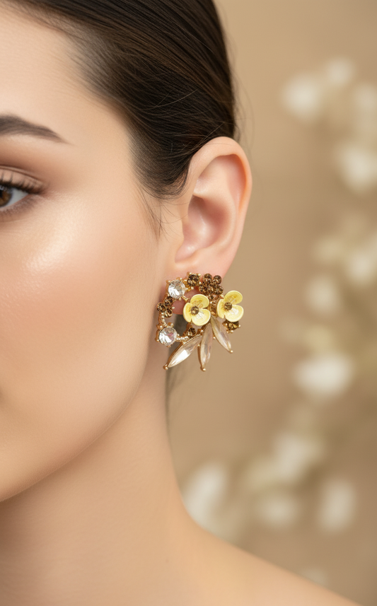 Bloom Designer Stud Earrings