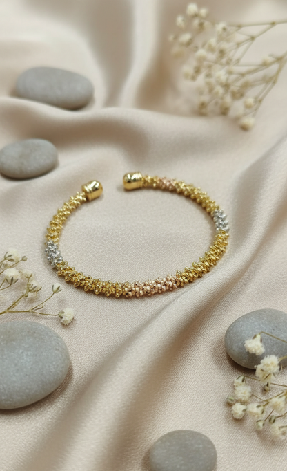 Aurora Trio-Tone Woven Bracelet