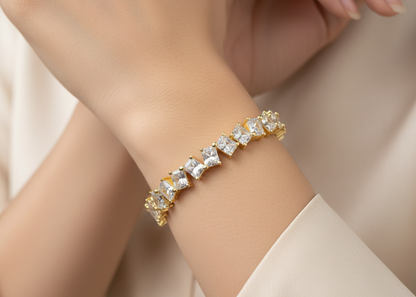 The Radiant Square Openable Bracelet