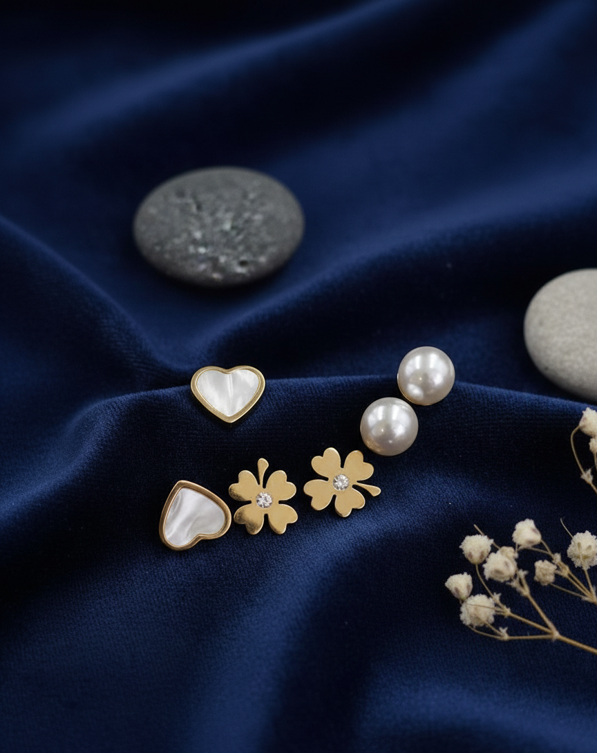 Serene & Lucky Stud Trio