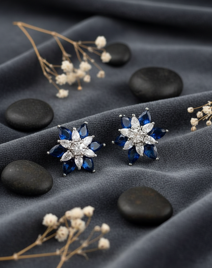 Midnight Bloom Studs