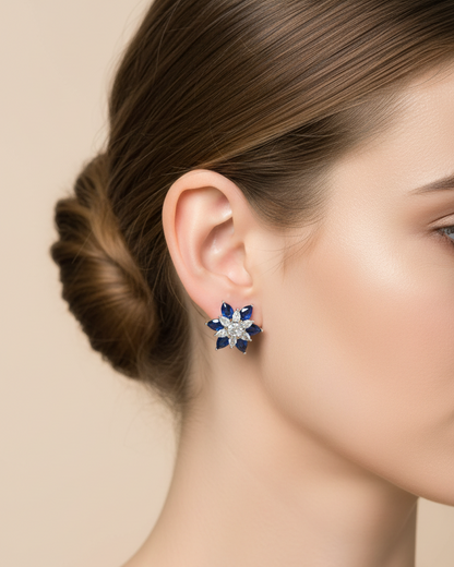 Midnight Bloom Studs