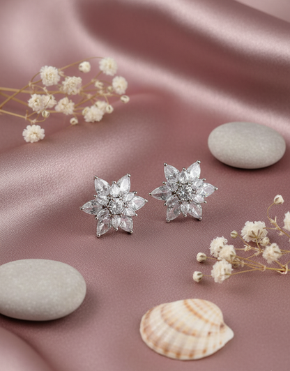 Midnight Bloom Studs