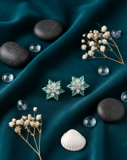 Midnight Bloom Studs