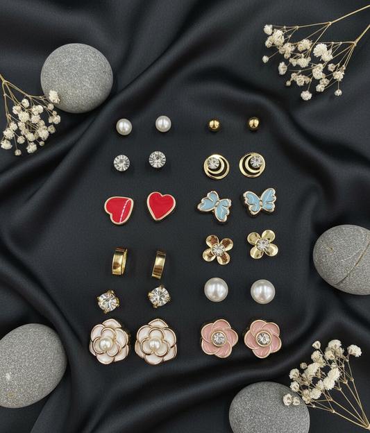 Whimsical Charm Studs (Pack Of 12)
