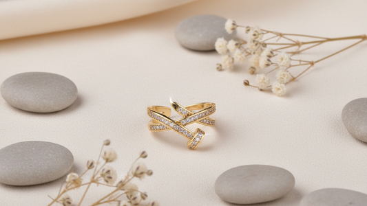 Intertwined Sparkle Band