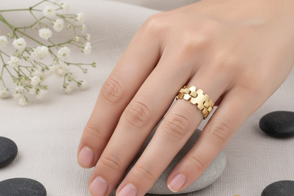 Modern Chain Link Ring