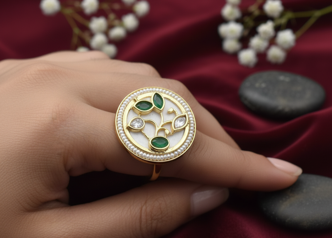 Heritage Elegance Cocktail Ring