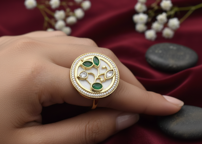 Heritage Elegance Cocktail Ring