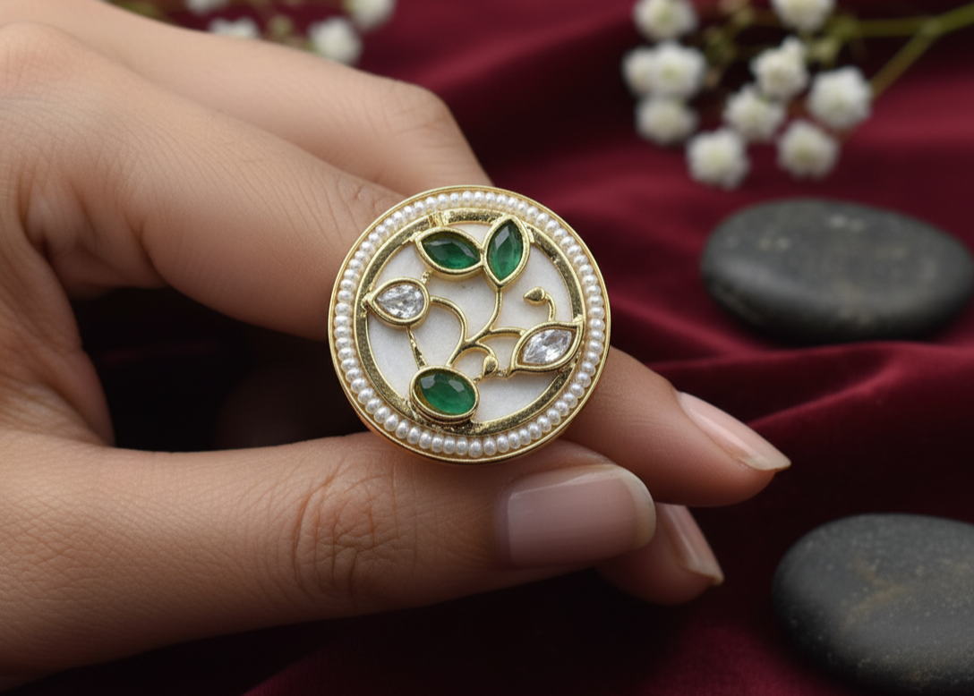 Heritage Elegance Cocktail Ring