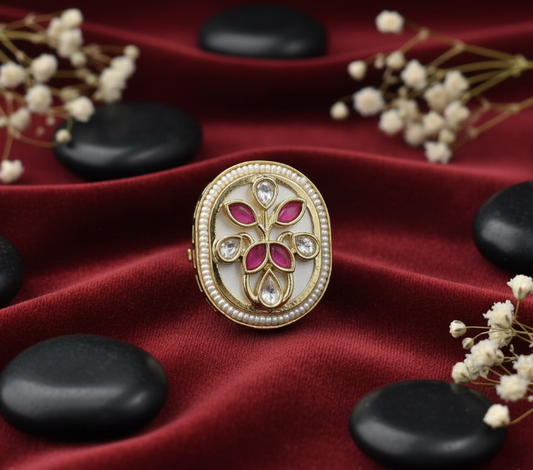 Regal Bloom Cocktail Ring