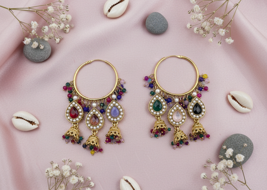 Festive Jhumka Hoops